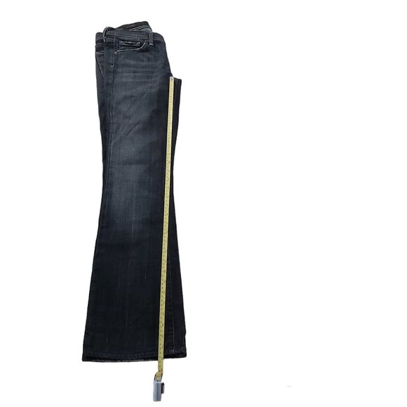 Citizens of Humanity Black Jeans Jerome Dahan Naomi Stretch Low Waist Flair 27 - Picture 3 of 12
